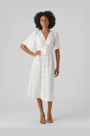 VERO MODA Vmmelaney Vestido Midi