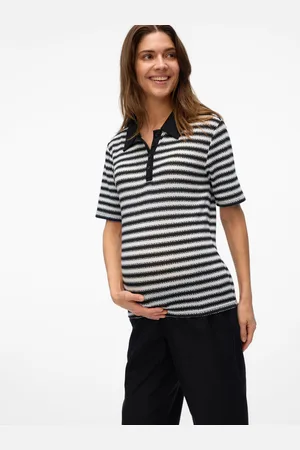 Mama;licious Polos Corte Regular Cuello De Camisa