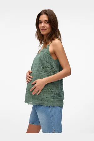 Mama;licious Tops Corte Regular Cuello En V