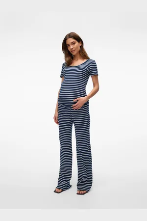 Mama;licious Pantalones Corte Wide Leg