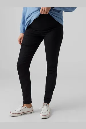 Mama;licious Jeggings Corte Slim Cintura Alta