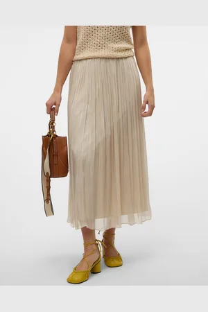 VERO MODA Vmvips Cintura Media Falda Larga