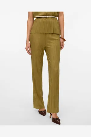 VERO MODA Vmcira Cintura Alta Pantalones