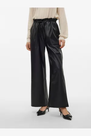 VERO MODA Vmpaulina Cintura Alta Pantalones