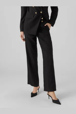 VERO MODA Vmcelina Tiro Alto Pantalones