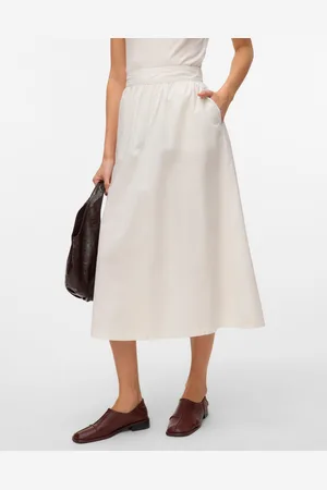 VERO MODA Vmcharlotte Cintura Alta Falda Larga