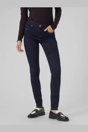 VERO MODA Vmalia Talle Medio Corte Slim Vaqueros