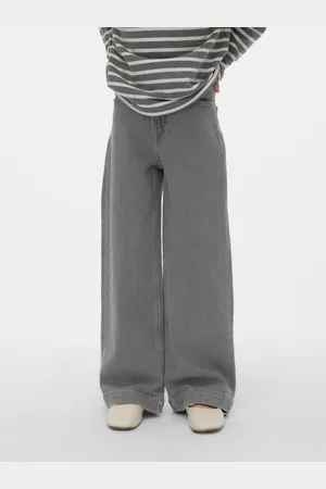 VERO MODA Vmkenya Tiro Alto Corte Wide Vaqueros