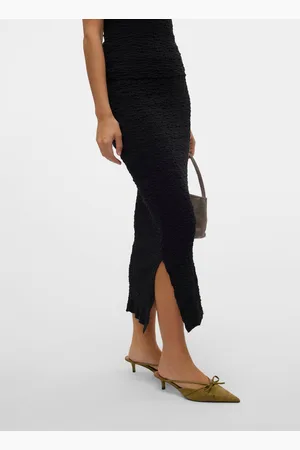 VERO MODA Vmregina Cintura Alta Falda Midi