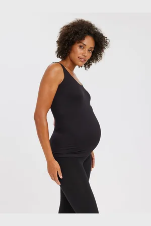Mama;licious Camisetas De Tirantes Corte Slim Cuello En U