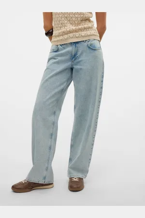 VERO MODA Vmrancy Talle Medio Corte Wide Leg Vaqueros