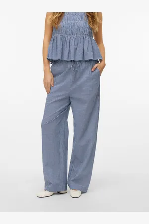 VERO MODA Vmroberta Cintura Alta Pantalones