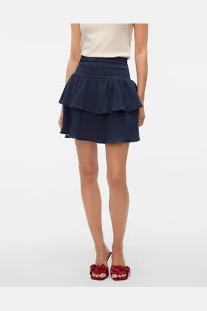 VERO MODA Vmnatali Cintura Alta Falda Corta