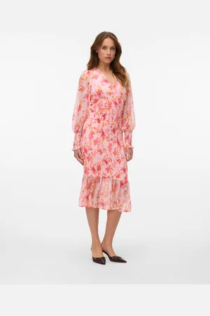 VERO MODA Vmflora Vestido Largo