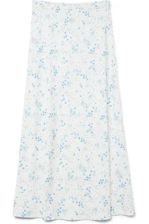 VERO MODA Vmsomya Cintura Alta Falda Larga