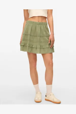 VERO MODA Vmpretty Cintura Media Falda Corta