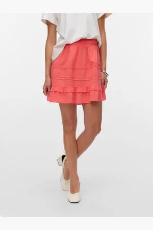 VERO MODA Vmpretty Cintura Media Falda Corta