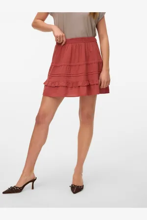 VERO MODA Vmpretty Cintura Media Falda Corta