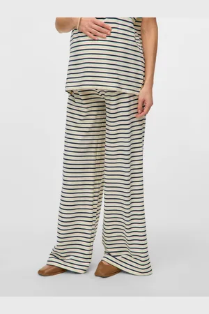 Mama;licious Pantalones Corte Regular Tiro Alto