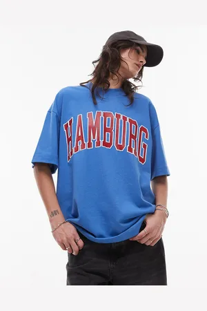 Topshop Graphic Hamburg Oversized Tee
