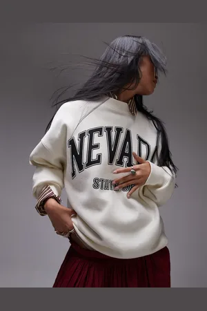 Topshop Graphic Nevada Oversized Sweat