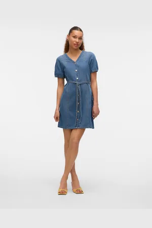VERO MODA Vmjanet Vestido Corto