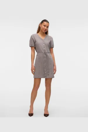 VERO MODA Vmjanet Vestido Corto