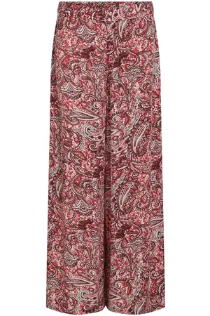 VILA Prenda Estampada Pantalones De Pierna Ancha