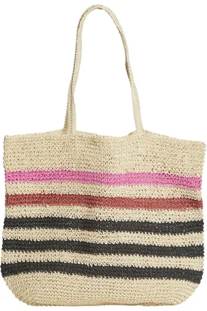 VILA Bolso Tipo Shopper A Rayas Bolsa