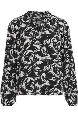 VILA Prenda Estampada Blusa De Manga Larga