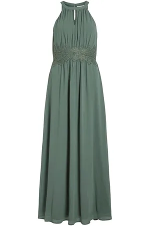 VILA Vimilina De Cuello Halter Vestido Maxi
