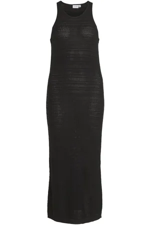 VILA Maxi Sin Mangas Vestido De Punto