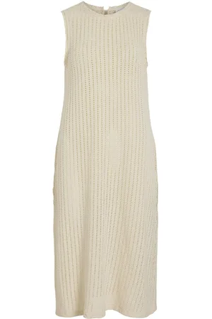 VILA Sin Mangas Vestido Midi