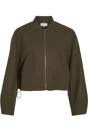 VILA Cremallera Cazadora Bomber