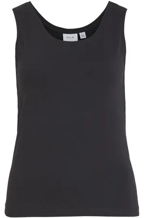 VILA Vinora Algodón Camiseta De Tirantes