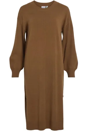 VILA De Punto Vestido Midi