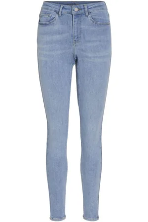 VILA Visarah De Cintura Regular Jeans Skinny Fit