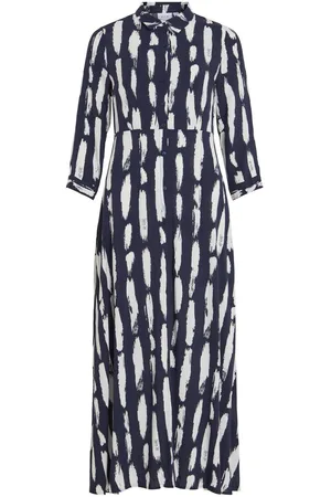 VILA Maxi Vestido Camisero