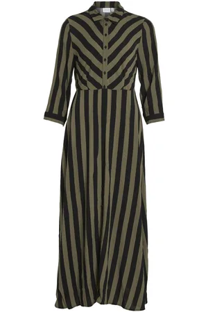 VILA Maxi Vestido Camisero