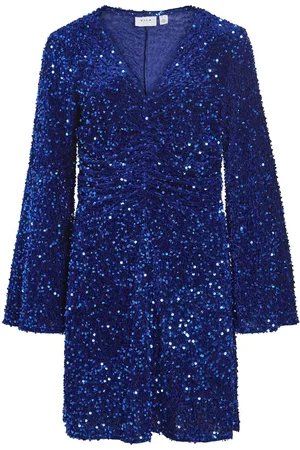 VILA Lentejuelas Vestido Corto