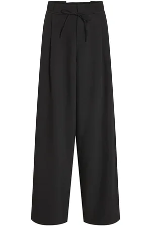 VILA Cintura Alta Pantalones