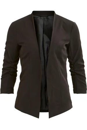 VILA Viher Mangas 3/4, Prenda Ajustada Blazer