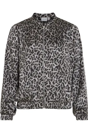VILA Estampado De Leopardo Cazadora Bomber