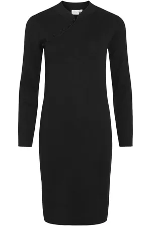 VILA Diseño Corto Vestido De Punto