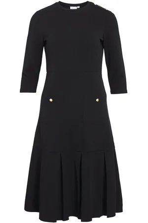 VILA Mangas 3/4 Vestido Midi