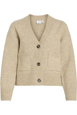 VILA Cuello En V Chaqueta De Punto