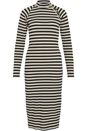 VILA Cuello Alto Vestido Midi