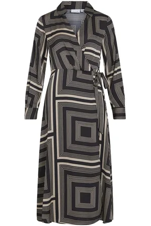 VILA Midi Vestido Envolvente