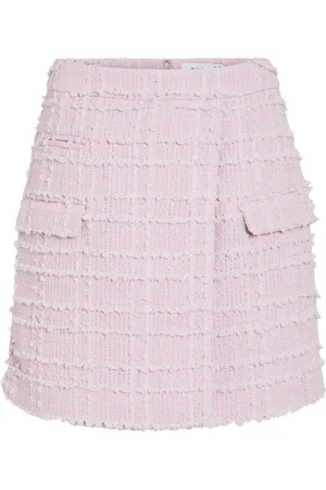VILA Cintura Regular Falda Mini