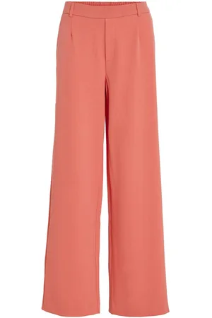 VILA Vivarone Cintura Alta Pantalones De Pierna Ancha